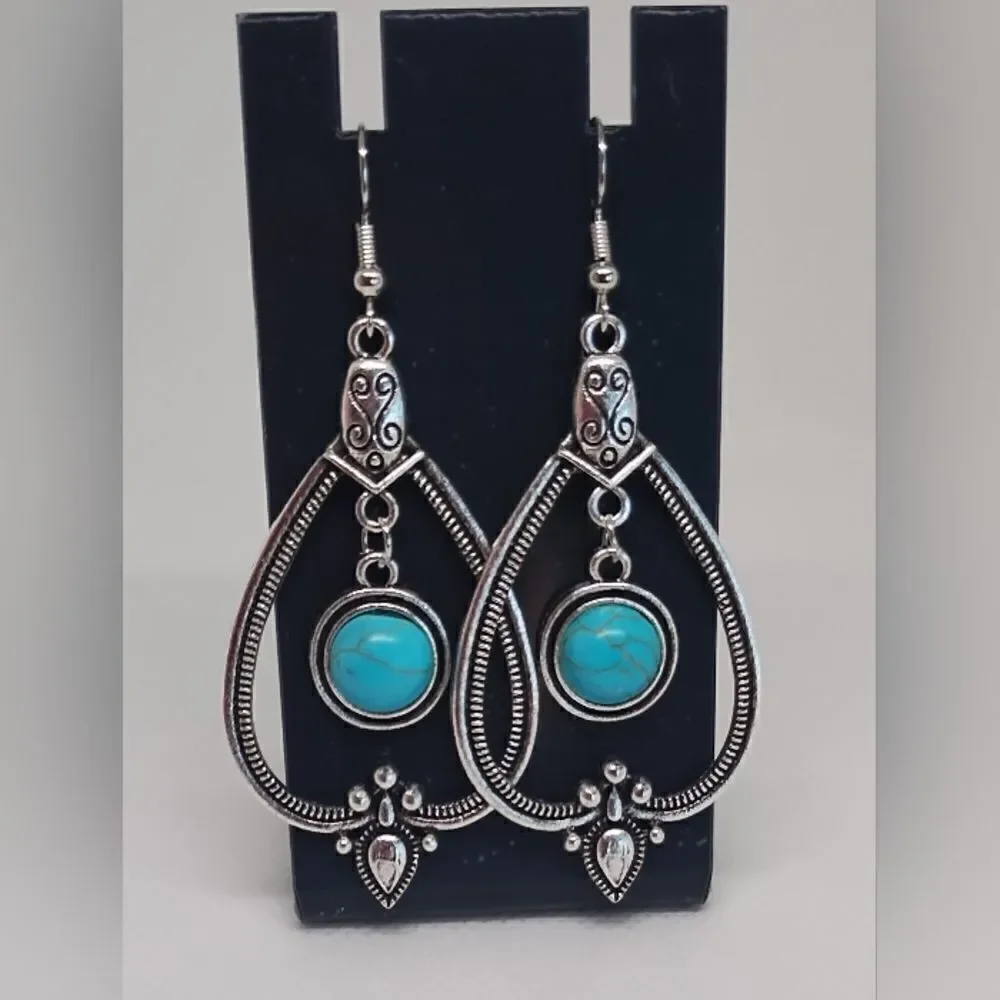 Bohemian dangle earrings women's d98‎